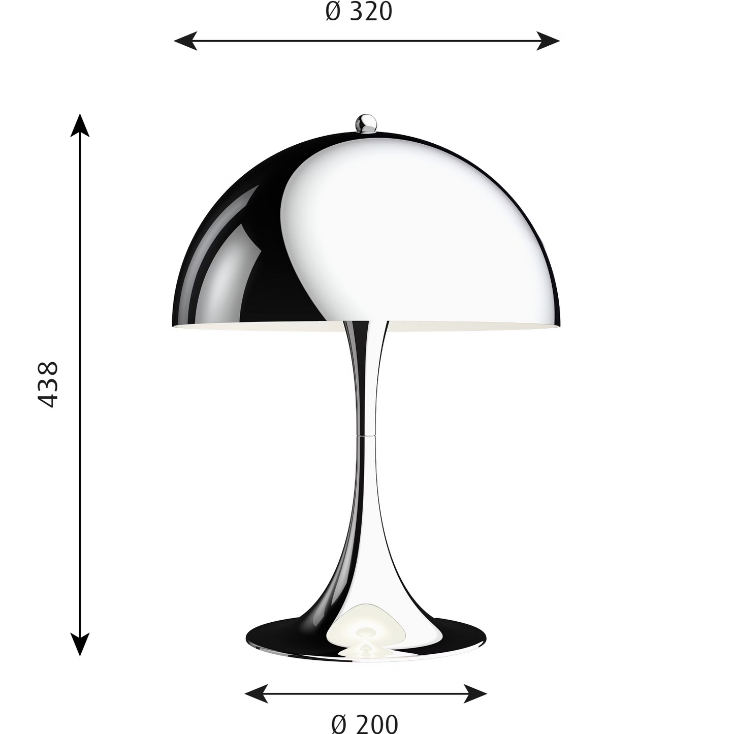 Panthella 1971 - Bordslampa